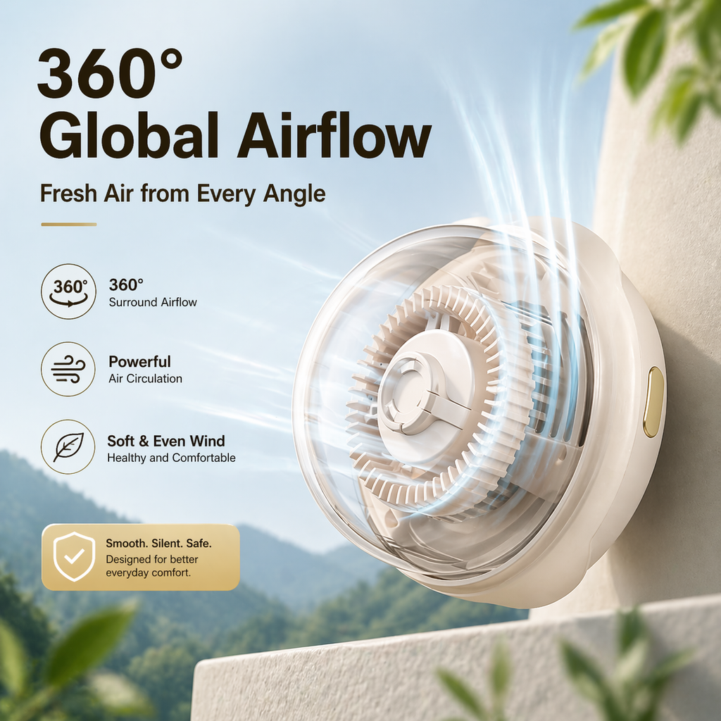 Portable Mini Clip Fan