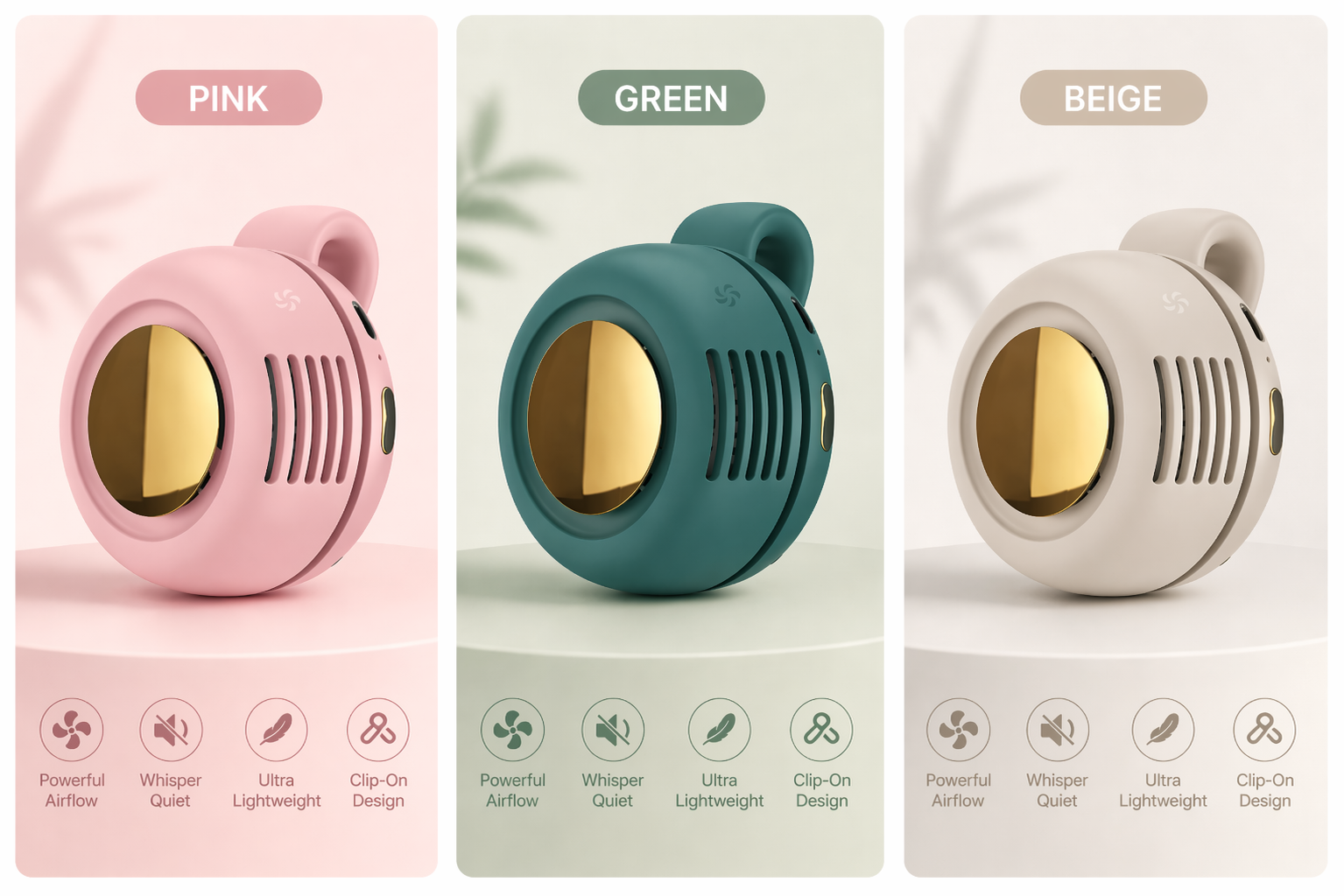 Portable Mini Clip Fan