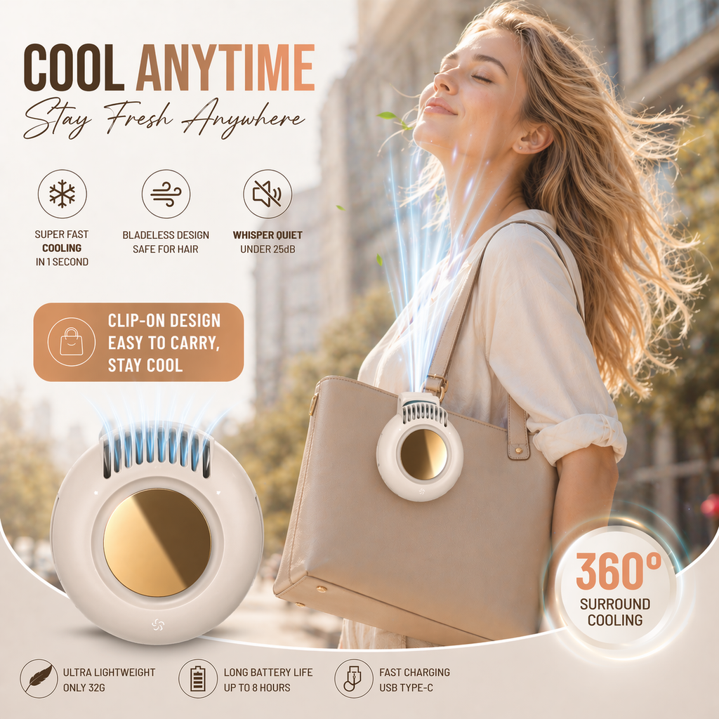 Portable Mini Clip Fan