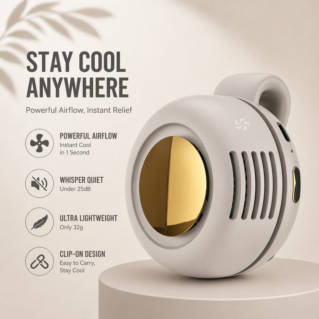 Portable Mini Clip Fan